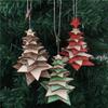 Wooden Christmas Decorations Three-dimensional Christmas Tree Ornaments  New Year