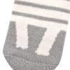 Stylish and Cute Boucle Socks with a Kusuguru Crew Character Nursery Teacher Women's Nago-Nago Pattern, Socks, Design, Socks, 23-6725 (#1/GY Gray)