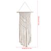 Hanging Woven Tapestry Art Decoration with Tassel for Wedding Bedroom Home Wall Decor