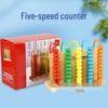 Grade 1-2 Lower Semester Five-Gear Abacus: Arithmetic Learning Tool for Math Education