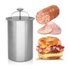 Pressa per Prosciutto in Acciaio Inossidabile, Stampo per Cottura Carne, Strumento da Cucina per Salumi da Pranzo, Salsicce Casalinghe Salutari