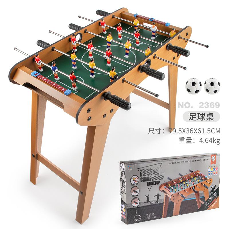 

Деревянный настольный футбольный стол бильярдный стол игра родитель-ребенок игровой стол мальчик спортивные игрушки коричневый