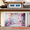 2D Dreamy Pastel Flower & Balloon Backdrop Cloth for Birthday Party Photo Booth Background