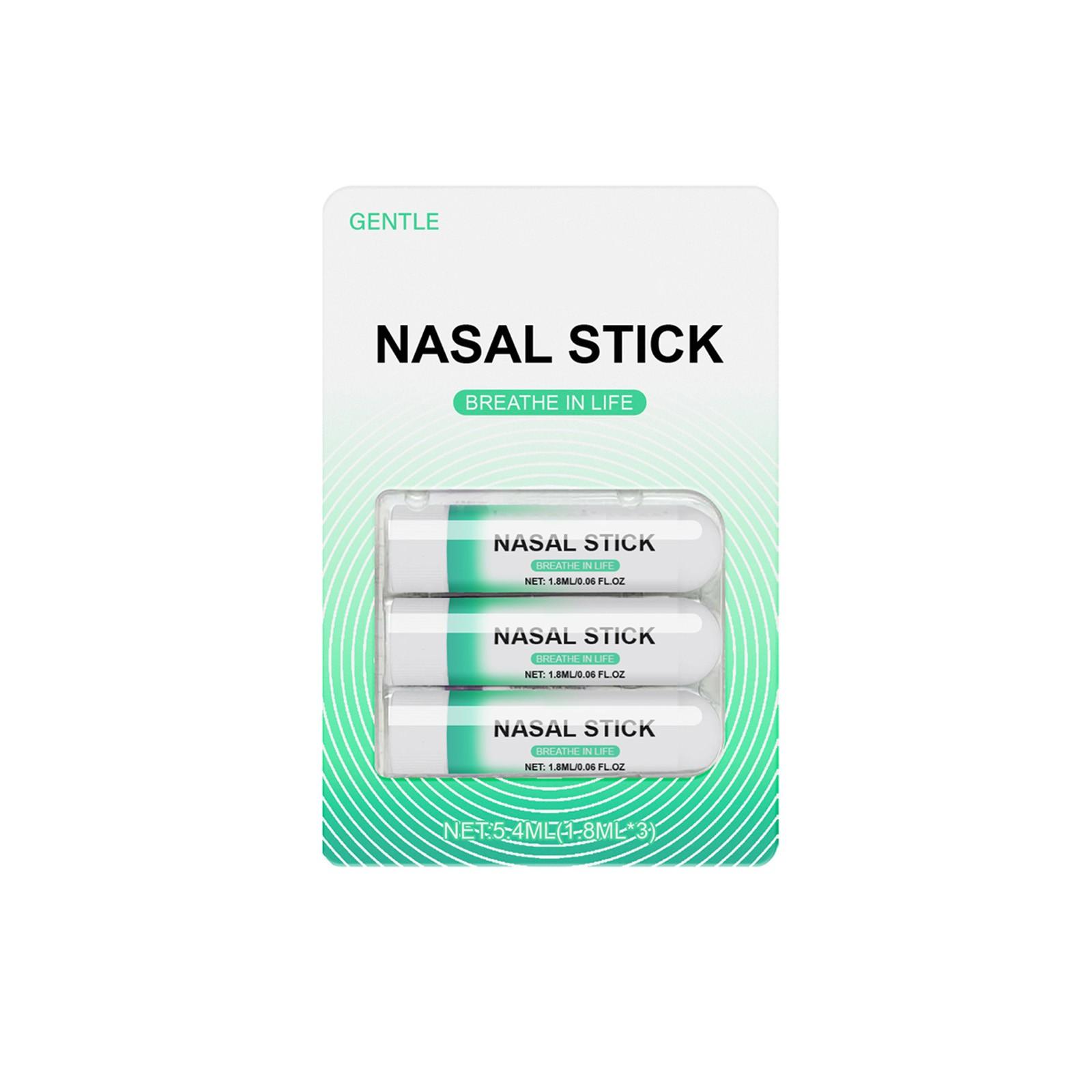 

Nasal Stick Vitality освежающий энергетический батончик освежающий и трезвый батончик мята прохладная заложенность носа для работы класс и вождения очиститель носа 1,8 мл*3 One Size