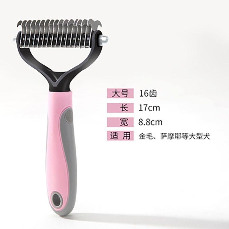 Pet Grooming Brush Detangling For Long Hair Cats Small Dogs Remove Floating Hair