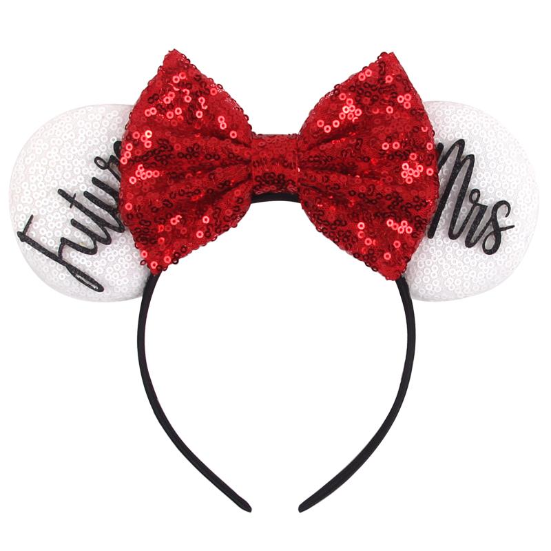 Mode St. Patrick Glitzer Mausohren Stirnband Mädchen Pailletten Haarschleife Festival Haarband Party DIY Haaraccessoires Mujer