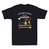 I Just Want To Work In My Garden And Hangout With Chickens Vintage Unisexs Tshirt