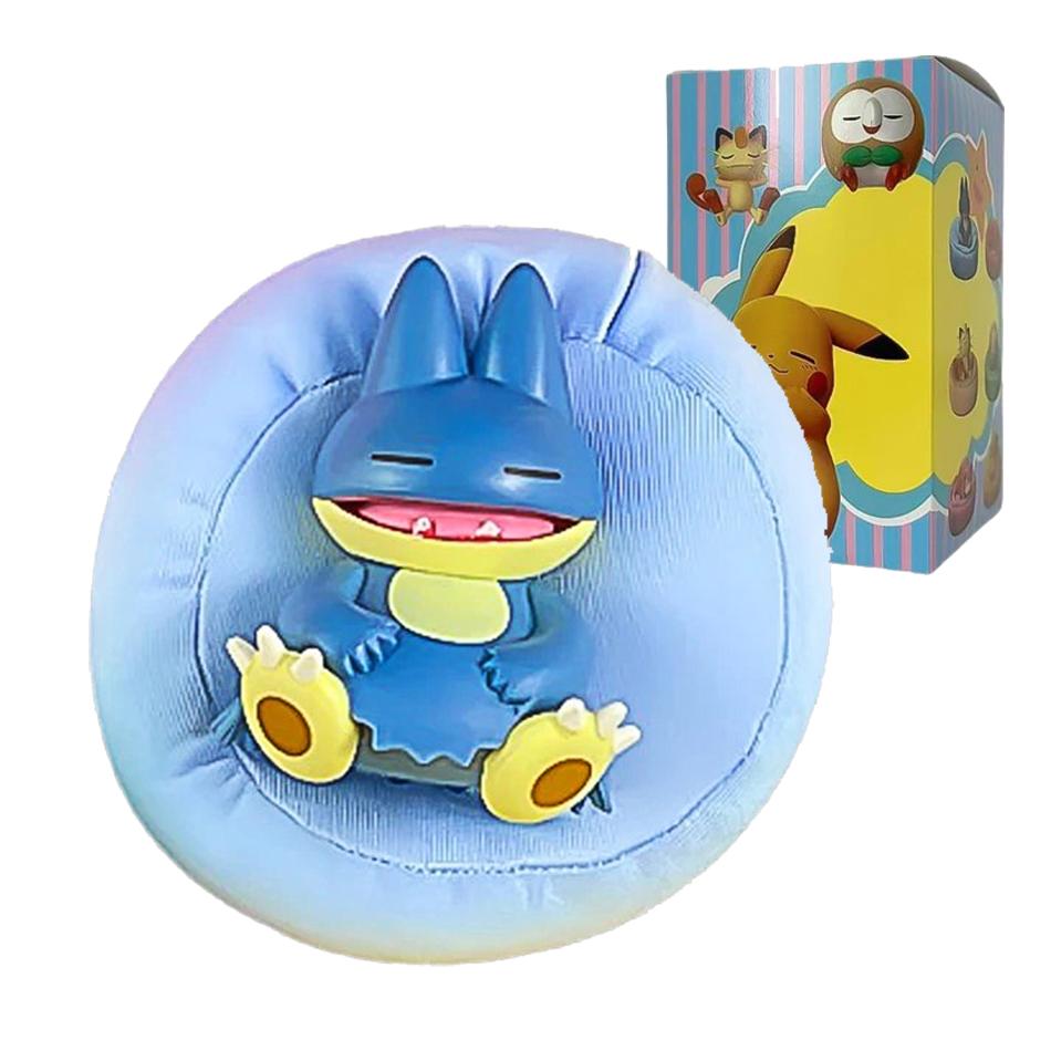 1-12pcs Pok  mon  Pikachu  Action Dolls  Anime sleep Series Desktop Decorations Pok  mon Toys ornament Birthday Gif