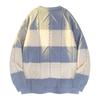 New Autumn and Winter Sweater Striped Sweater Retro Men's Top