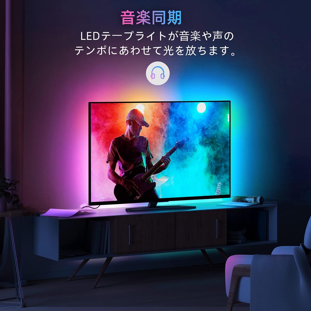 Lytmi HDMI Sync Box LED Strip Light Video and Music Sync TV 4K Video RGB HDR Ambient Voice App Smart High x 2 Fits Monitors up to & Set, - Backlight,