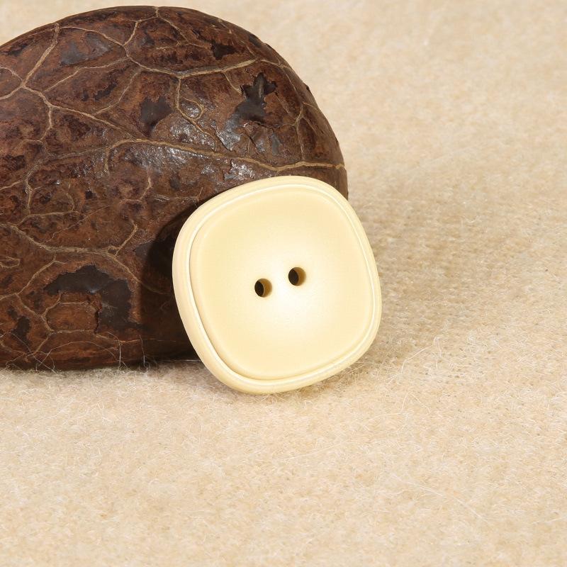 

Пуговицы для одежды Высококачественные пуговицы из смолы квадратной формы для блейзера, кашемирового пальто, тренча, детского свитера, кардигана 25#