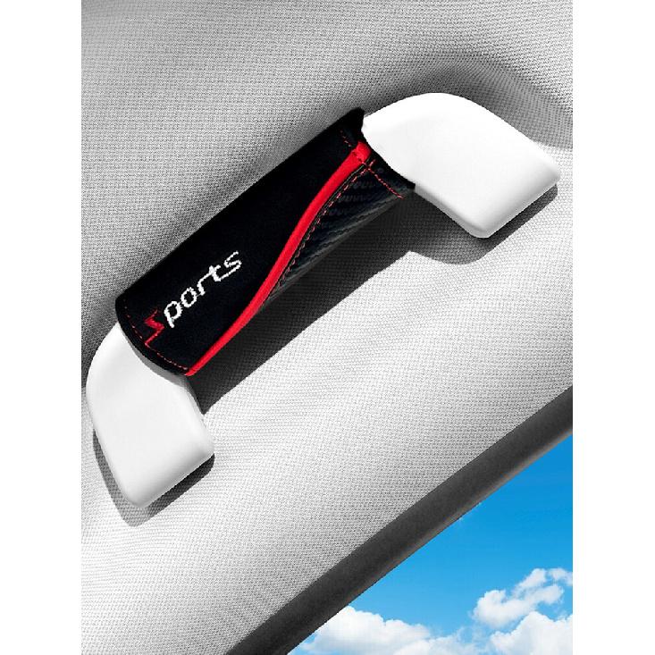 1pc Sports  Car Roof Handle Cover Pad Armrest Protector Interior Accessories