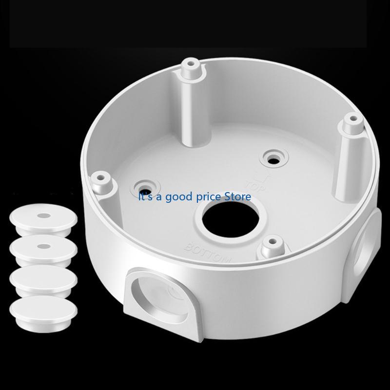 Protective Outdoor Camera Bracket Waterproof Junction Box for Security Camera, Easy Installation Surveillances Accessory