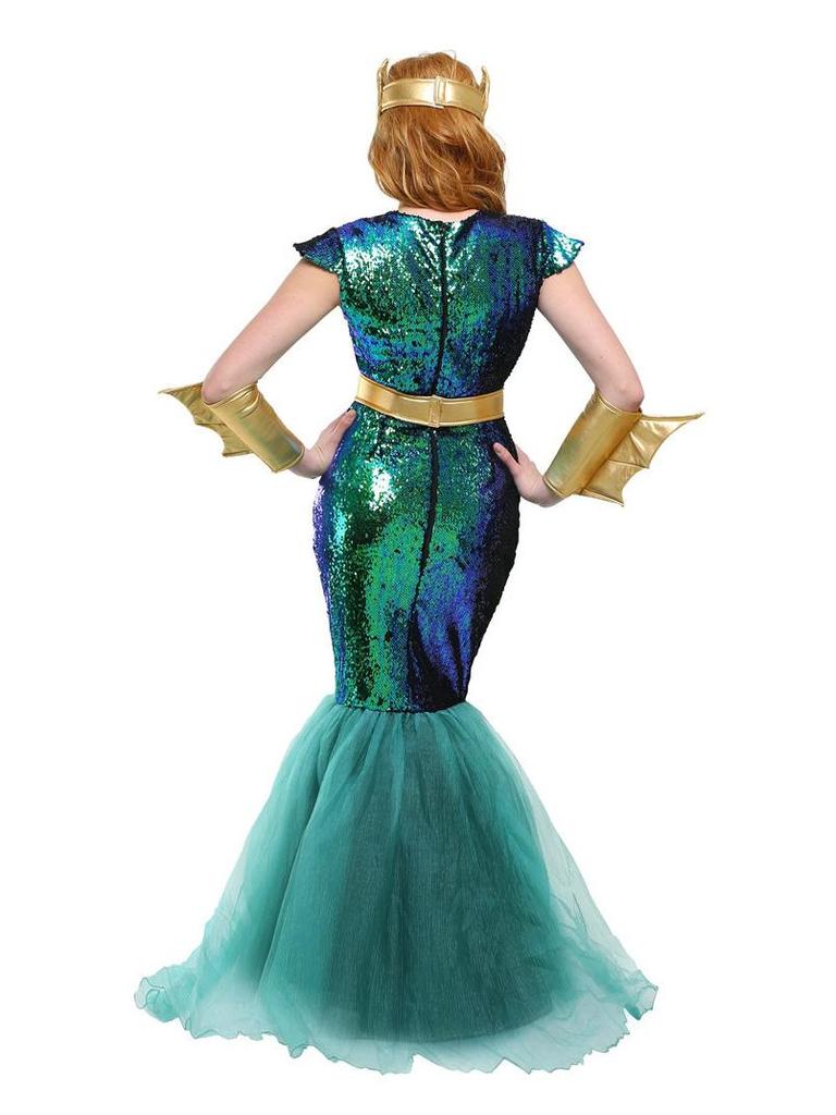 Mermaid & Pharaoh Costumes for Adults: Halloween Couple Attire