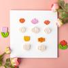 Flower Shape Clay Cutter Leaf 5-petal Flowers Polymer Clay Cutters Mold for Earring Jewellery Making Cake Cupcake Decorations