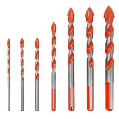 Høyhastighetsbor for metallfliser, glass, tre, 3–12 mm trekantet skaftboretilbehør