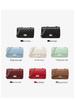 2023 Summer Women's Diamond Pattern Chain Shoulder Bag - Small, Chic, Solid Color