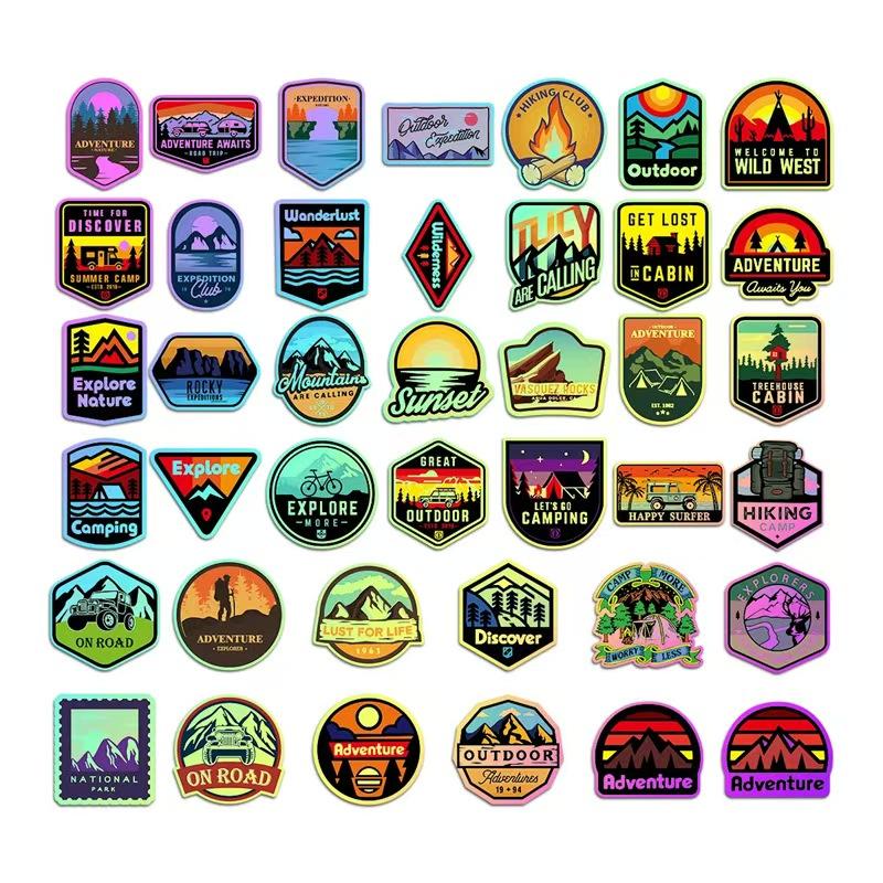 40PCS/Lot Random JDM Motorcycle Decal Moto Body Helmet Car Vinyl Stickers Accessories For YAMAHA MT07 09 R1 R3 R6 Nmax Xmax Tmax