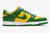 CU1727-700 Nike Dunk Low SP Brazil Varsity Maize Pine Green White (Men's)