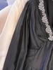 High-End Plus Size Women's V-Neck Rhinestone Dress (130-300 lb) - Elegant French Style