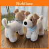 Adorable Peluche de Fox Terrier Suave Animal Relleno Cojín Para Niños y Decoración del Hogar