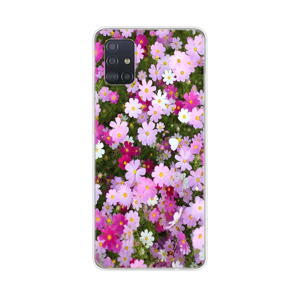 Summer Daisy Sunflower For Samsung Galaxy A01 A11 A12 A22 A21S A31 A41 A42 A51 A71 A32 A52 A72 A02S Soft Phone Case