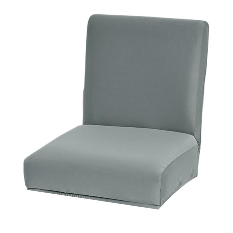 Elastic Polyester Chair Cover Spillproof Design Stool Cover Multiple Solid Color