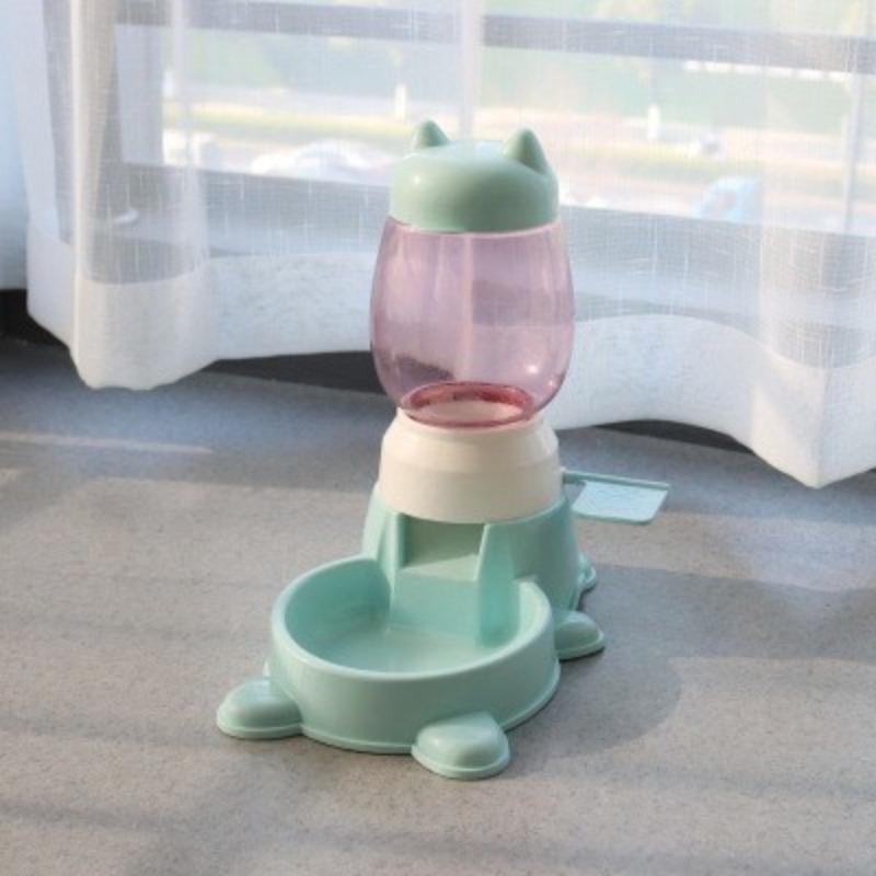 Dog Quantitative Feeding Push-type Feeder Puzzle Pet Large-capacity Automatic Feeder Cat Bowl Cat Bowl