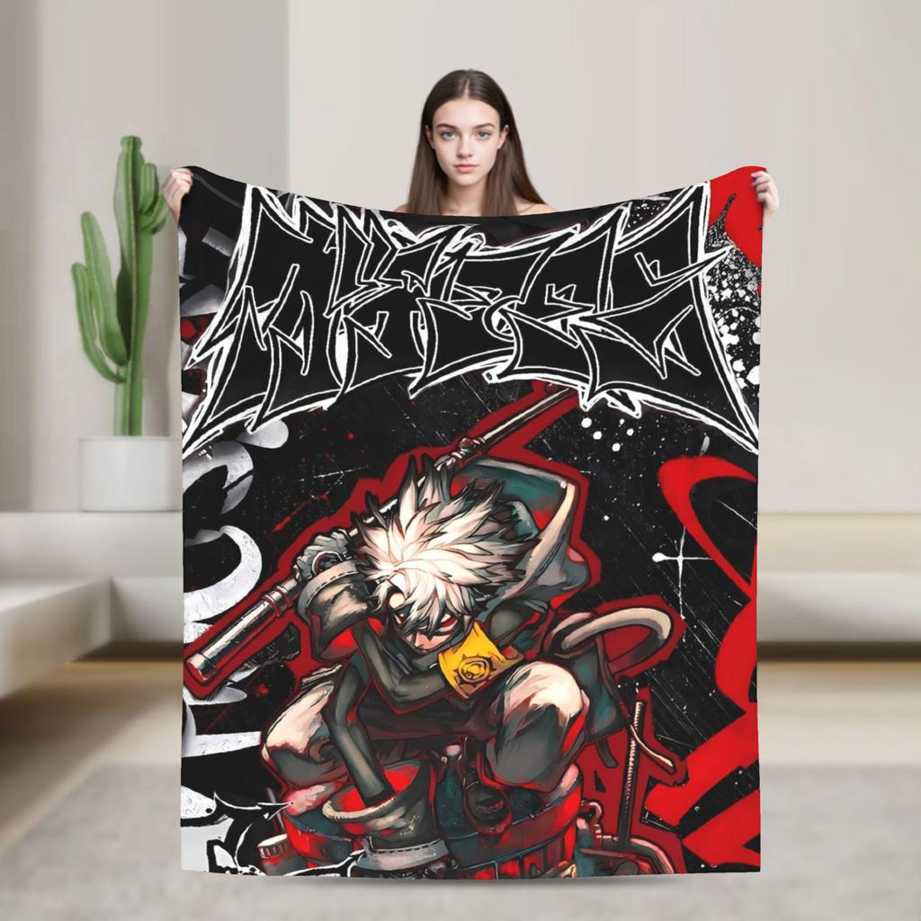 Gachiakuta Manga Rudo Decke Qualität Warm Weich Überwurfdecke Winter Flugzeugreise Wohnzimmer Lustige Tagesdecke