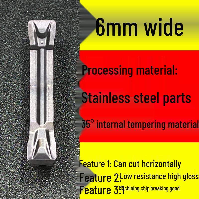 CNC Nut- und Abstechklingen: Edelstahl mggn/mgmn300/400 Einsätze