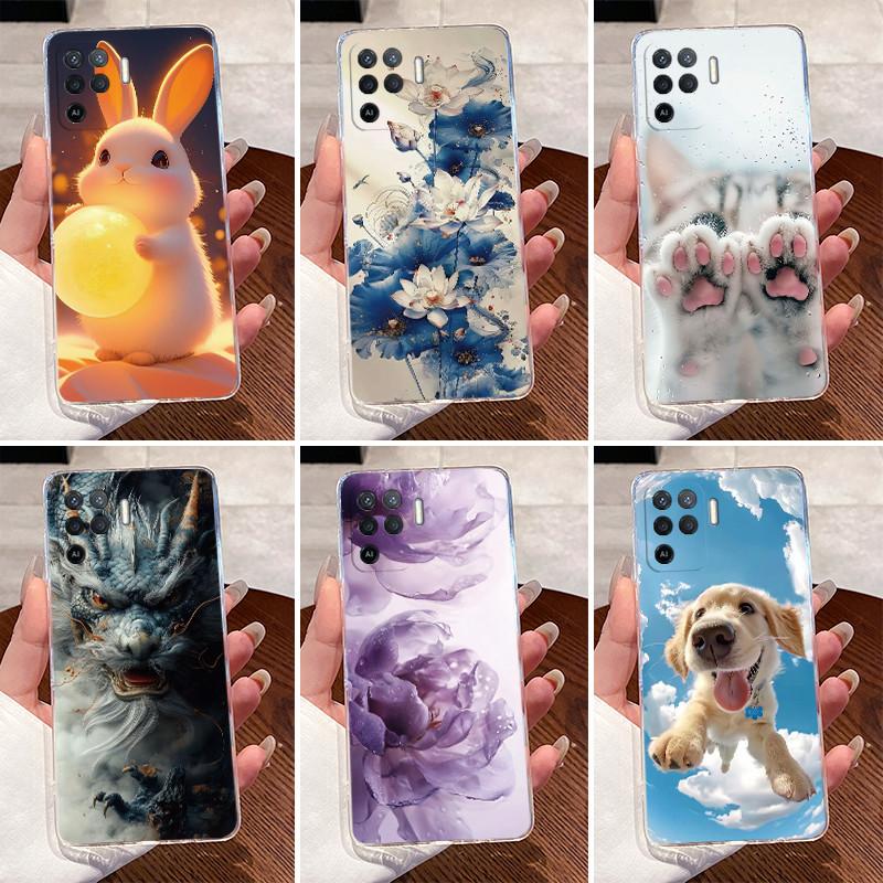 Case For Oppo Reno 5 Lite 5F A94 4G Phone Case Cute Luxury Cool Boys Girls Transparent Soft TPU Cover For Reno5 Lite 5 F Funda