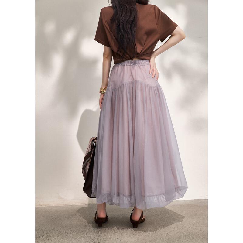 MiXiu High Waist A-Linien-Rock