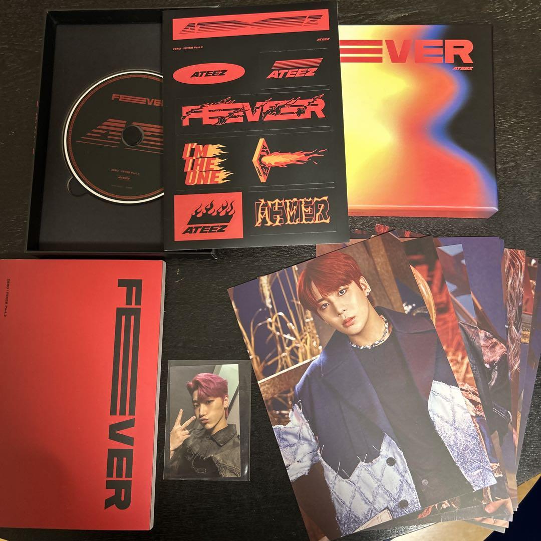 

[USED] ATEEZ Sun ZERO:FEVER Part.2 CD with Trading Card
