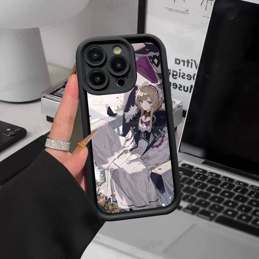 Game Genshin Impact Sandrone For iPhone 17 16 15 14 13 12 11 Pro Max Plus Phone Case Covers