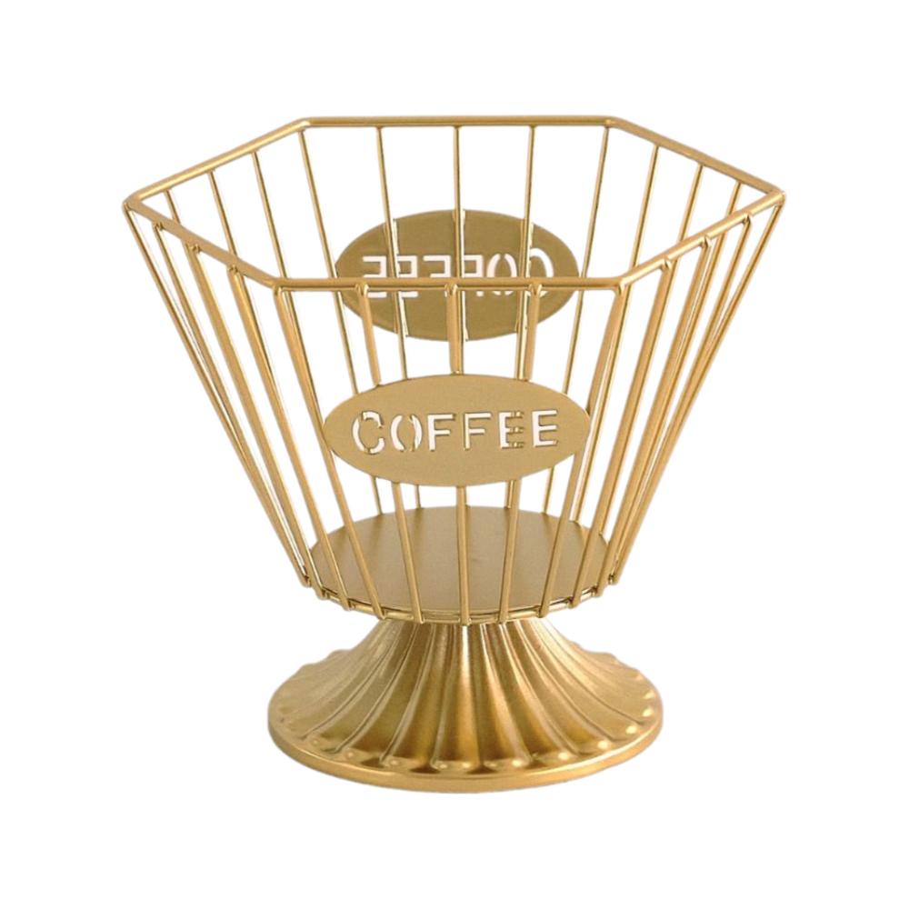 Kaffeepadhalter mit großer Kapazität für Küche, Büro, Barzubehör, Dekoration für Kaffeeliebhaber