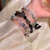 Vintage Beaded Butterfly Pendant Bracelets for Women New Trendy Crystal Handmade Beads Adjustable Bracelet Jewelry Accessories