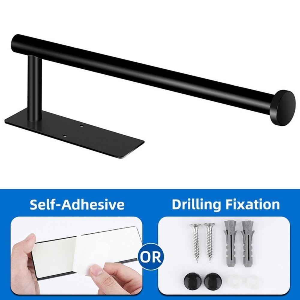 1 Stück Selbstklebender Papierhandtuchhalter Wandmontage Toilettenpapierständer für Küche Badezimmer