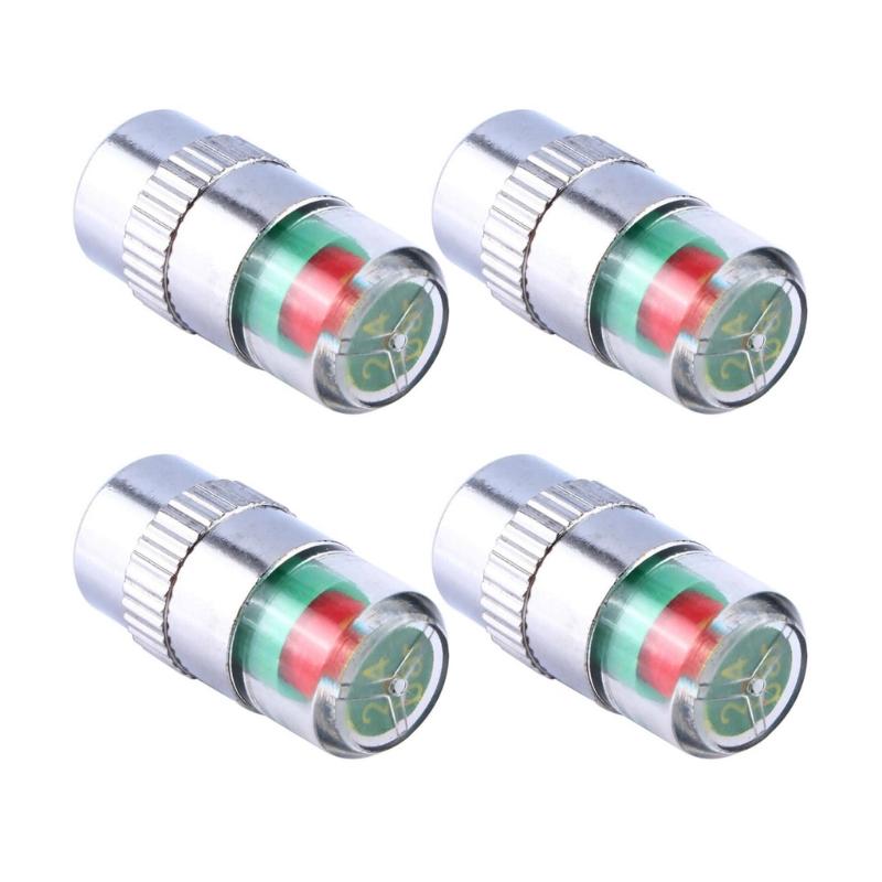 4 Piece Tire Pressure Monitor Caps High Accuracy Sensors Easy Mounting Corrosion Resistance Long Service Life 1