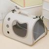 Borsa Portatile per Animali Domestici per Cani Piccoli Gatti Pieghevole da Esterno Borsa per Gatti Traspirante Borsa a Spalla per Gatti Borsa per Trasporto Gattini