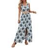 2026 Spring/Summer Sleeveless Resort-Style Split Maxi Dress for Women - TikTok Bestseller