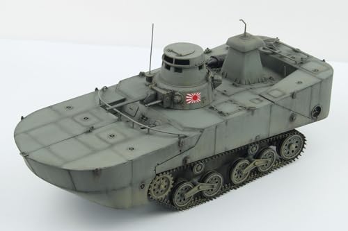 PLATZ/MONO Dragon 1/35 Scale Tanks of the World 11 WWII Japanese Navy Type 2 Ka-Mi Seaborne Configuration (Late Float Type) Plastic Model MD011 (Tank)