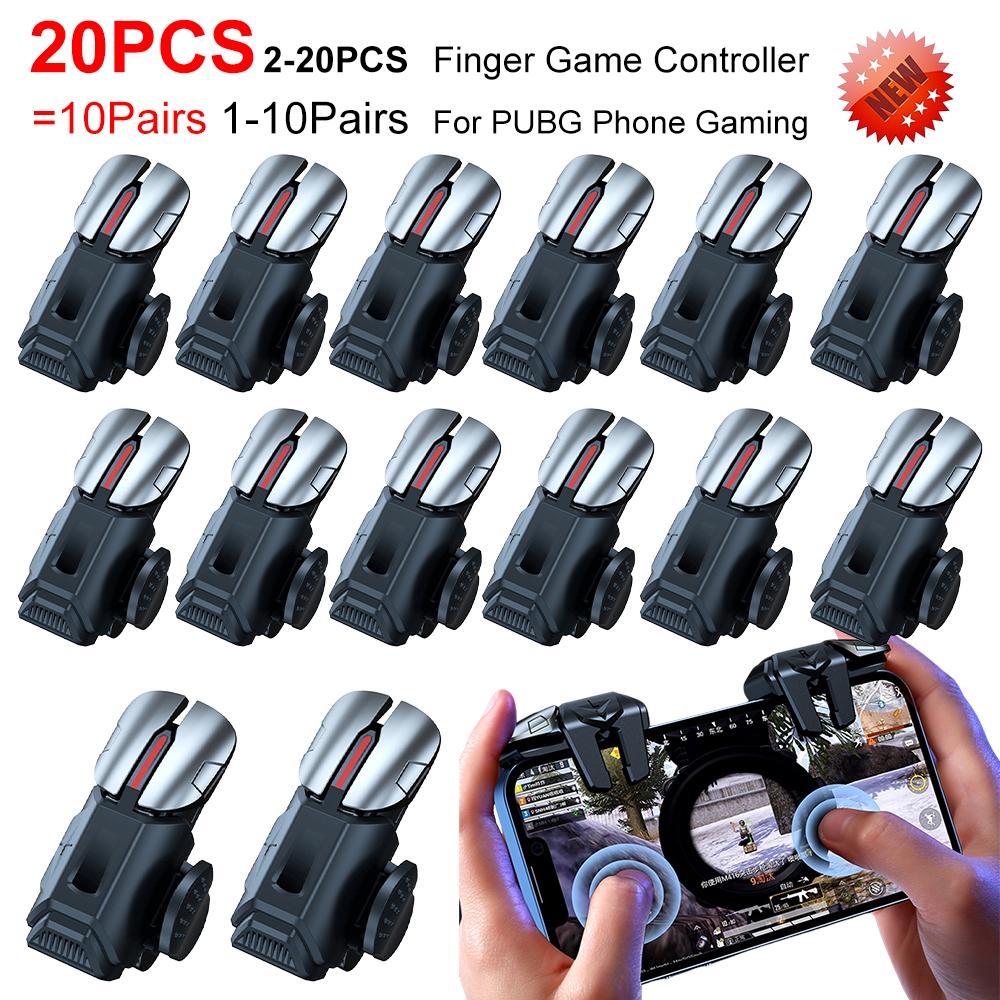 1-10 Párů G21 Spoušť pro Telefonní Hry Gamepad Joystick 6 Prstů Míření Střelba L1 R1 Tlačítko Herní Prsty Pro PUBG Game Controller