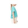 Ganni Ss23 Vacation Shop Series Letter Print Casual Short Sleeve T-Shirt Women tops Light-Blue T3430759