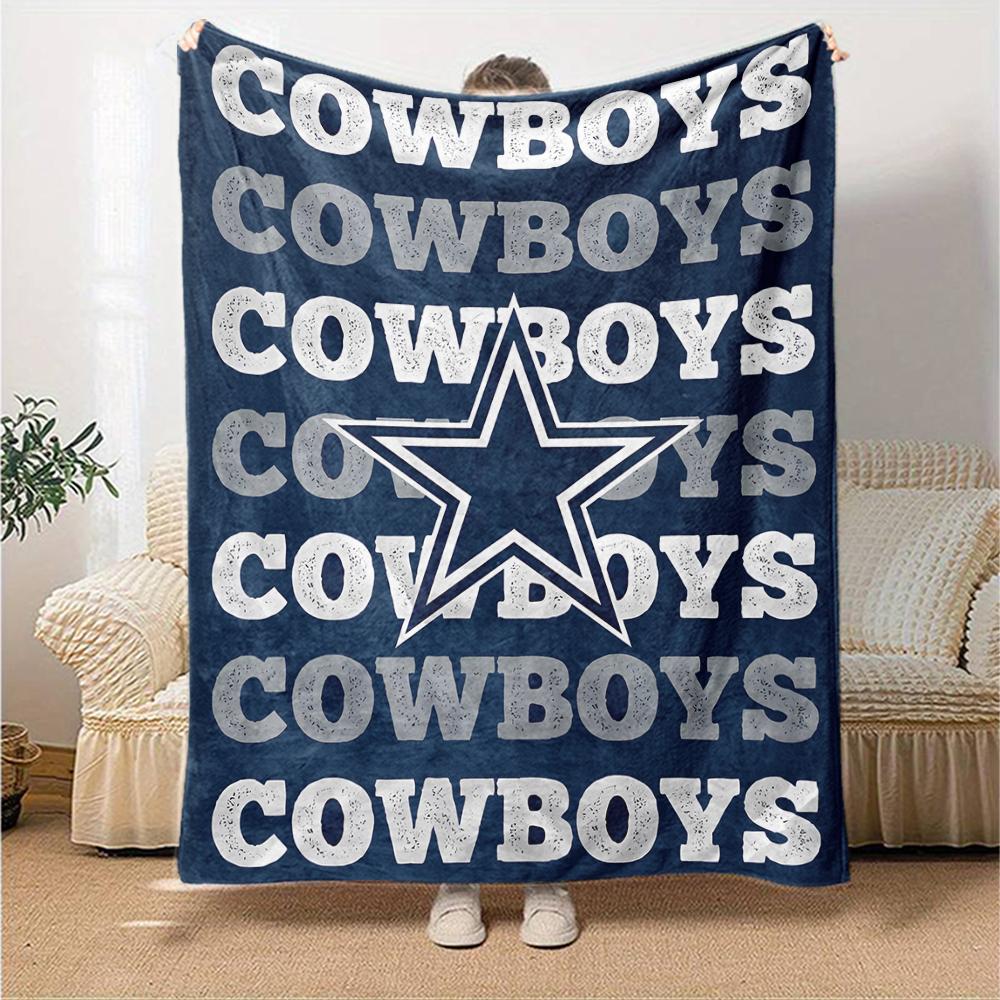 1pc Blanket - Dallas Cowboys Print Design,Lightweight Blanket for Sofa,Bed- Soft &Warm,Gift for All Seasons