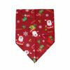 Dog  Christmas Triangle Cat Scarf Printed Pet Dress Up Triangle Scarf Saliva Towel Christmas Decoration Bib Big Dog Pet Supplies