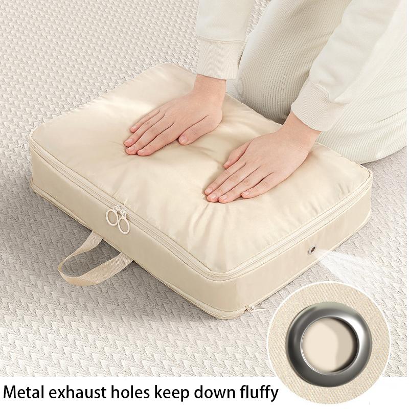 Large Compression Storage Bag, Space Saving, Waterproof And Dustproof, Wardrobe Storage Box, Camping Supplies, Optional Colors