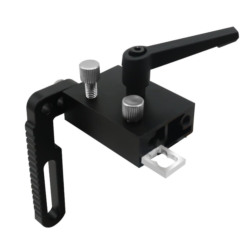 Miter Track Stop Alloy Steel T Slot Stop, Adjustable Fence Flip Stop Accurate Length Limit Device Woodworking Tool