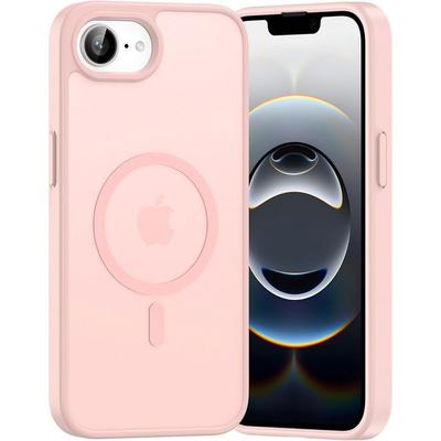 Case for iPhone 16th - BOOLING - Rigid Shockproof - Anti-Scratch - Pink - With Magnetic Ring