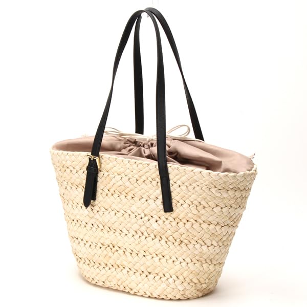 Labagagerie Tote Bag [Maze] Wide Basket Greige (26)