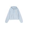 Jordan Sweatshirts Women's Blue Hooded Moderate Regular DD6999-438